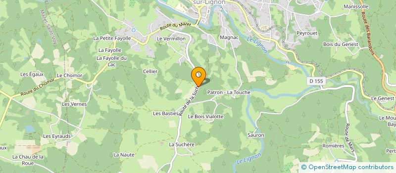 localisation de l'entreprise ARGENTAE  LE CHAMBON-SUR-LIGNON