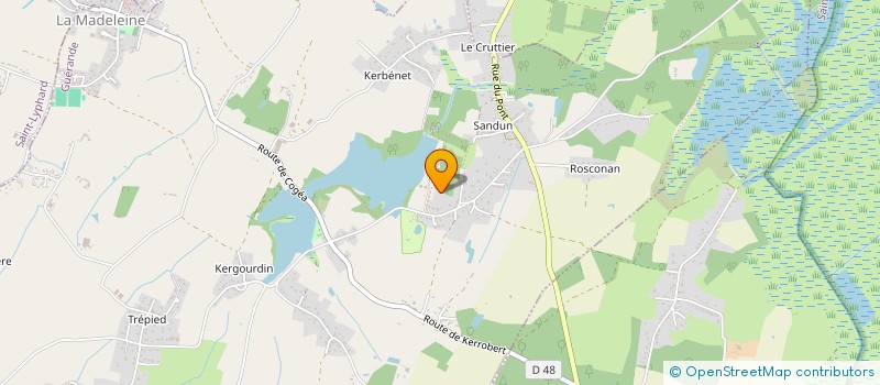 localisation de l'entreprise ARGENTAIS IMMOBILIER  GUERANDE