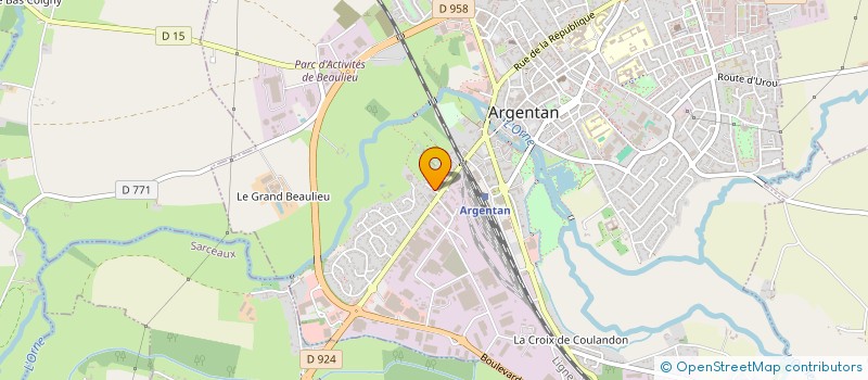 localisation de l'entreprise ARGENTAN SOLIDARITE INSERTION à ARGENTAN