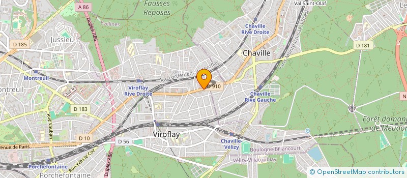 localisation de l'entreprise ARGENTANE  VIROFLAY