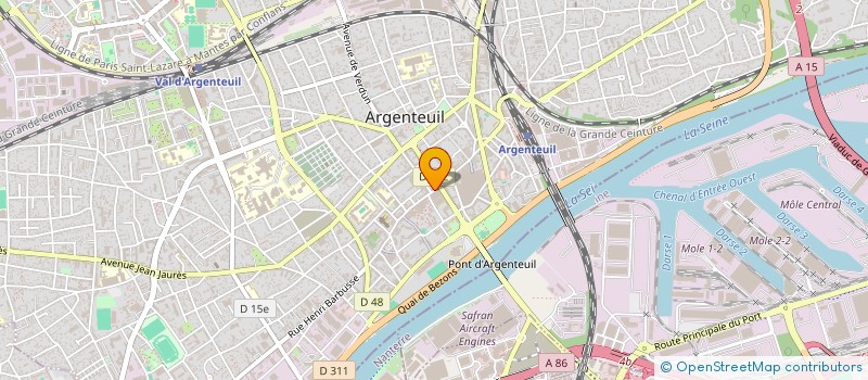localisation de l'entreprise ARGENTEUIL COMMUNICATION à ARGENTEUIL