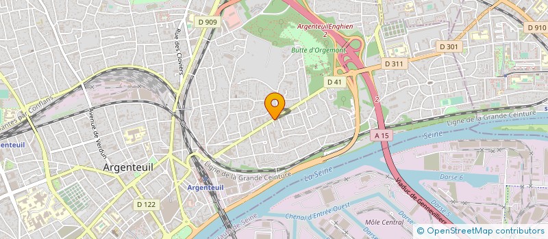 localisation de l'entreprise ARGENTEUIL PIECES AUTOS  ARGENTEUIL