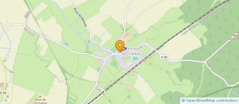 localisation de l'entreprise ARGENTIN - FAIVRE à RECHICOURT-LE-CHATEAU