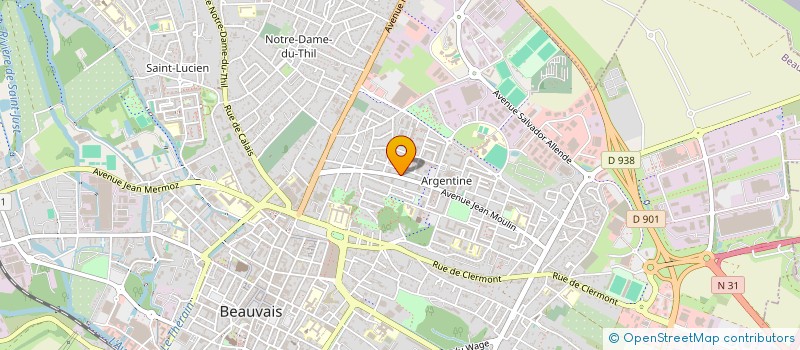 localisation de l'entreprise ARGENTINE EN ACTION  BEAUVAIS