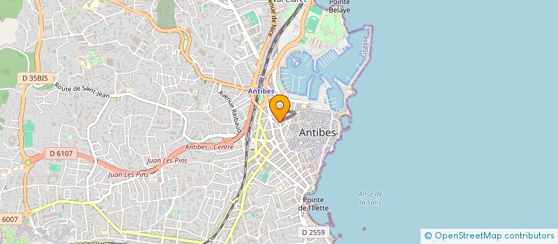 localisation de l'entreprise ARGENTIQUE à ANTIBES