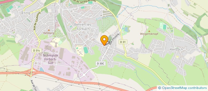 localisation de l'entreprise ARGENTO IMMOBILIER  BEHREN-LES-FORBACH