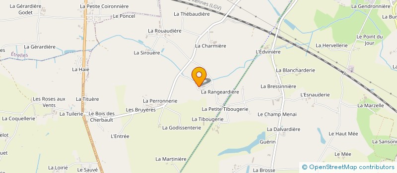 localisation de l'entreprise ARGENTRE TRANSPORT  ARGENTRE-DU-PLESSIS