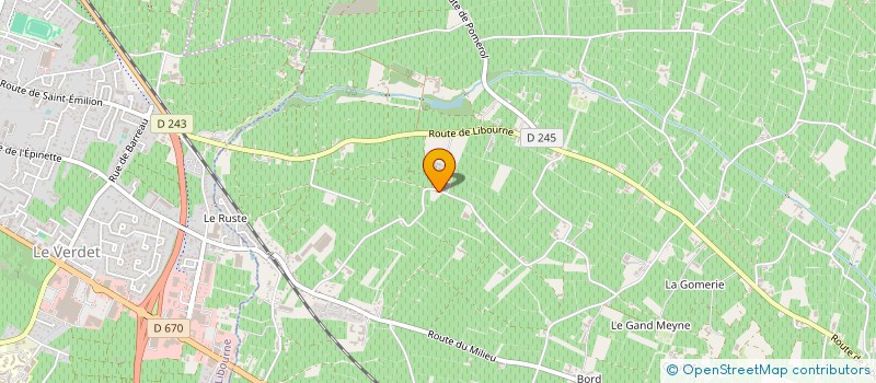 localisation de l'entreprise ARGENTUM PATRIMOINE  SAINT-EMILION