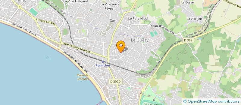 localisation de l'entreprise ARGEOGE  LA BAULE-ESCOUBLAC