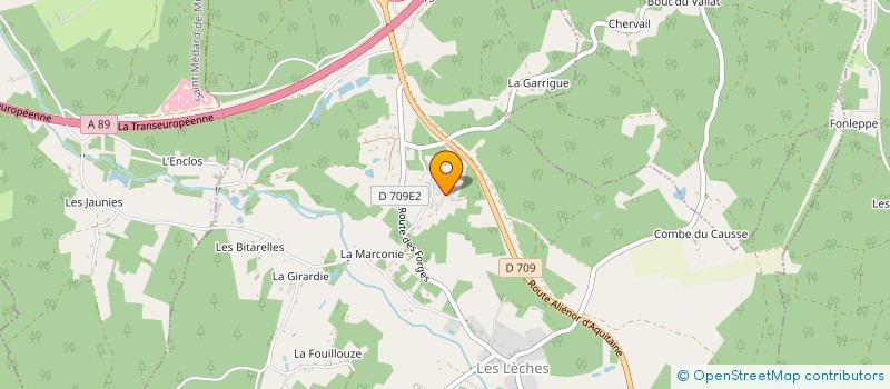 localisation de l'entreprise ARGEOM PATRIMOINE  LES LECHES