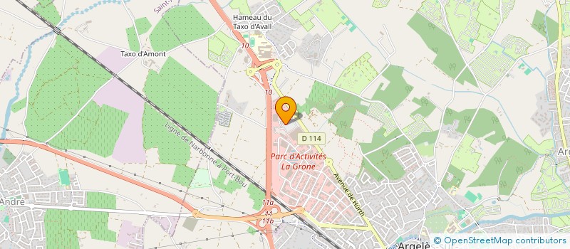 localisation de l'entreprise ARGEPER à ARGELES SUR MER