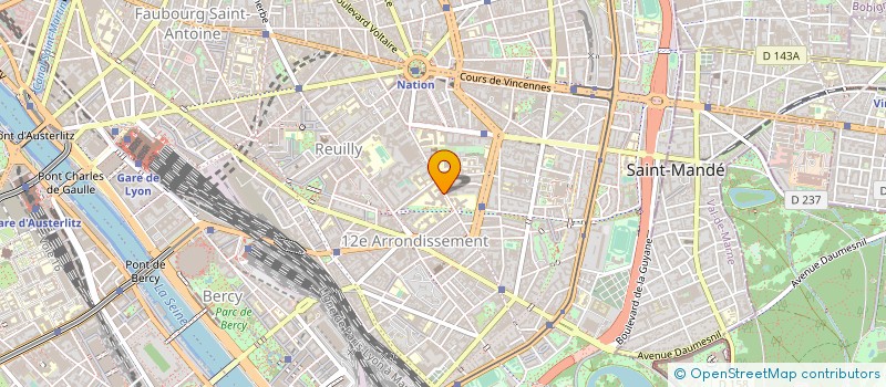 localisation de l'entreprise ARGER COURTAGES à PARIS