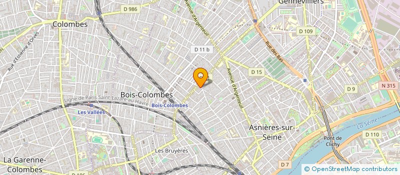 localisation de l'entreprise ARGES  ASNIERES-SUR-SEINE