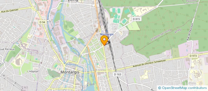 localisation de l'entreprise ARGESA à MONTARGIS
