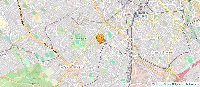 localisation de l'entreprise ARGH PRODUCTION à MONTPELLIER