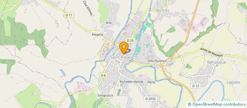 localisation de l'entreprise ARGI à SAINT-PALAIS