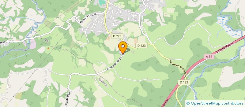 localisation de l'entreprise ARGI  ANGLET