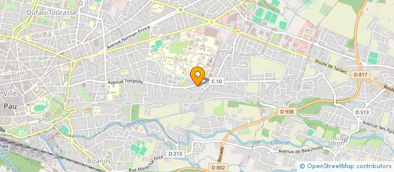 localisation de l'entreprise ARGI-ASTEA à PAU