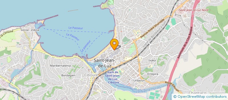 localisation de l'entreprise ARGI-IZAR à SAINT-JEAN-DE-LUZ