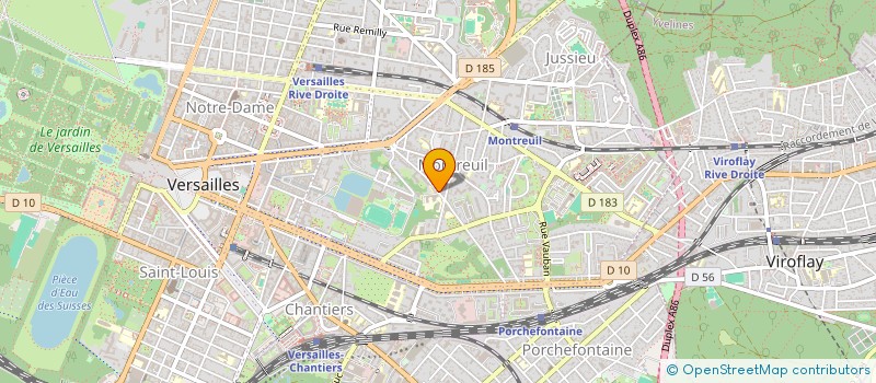 localisation de l'entreprise ARGI ONDO à VERSAILLES