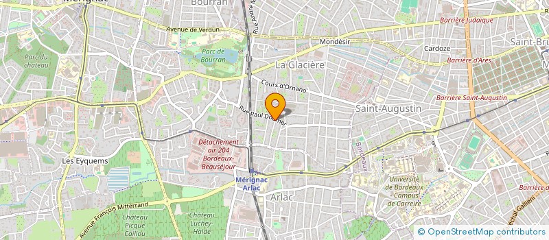 localisation de l'entreprise ARGIA HOLDING  MERIGNAC