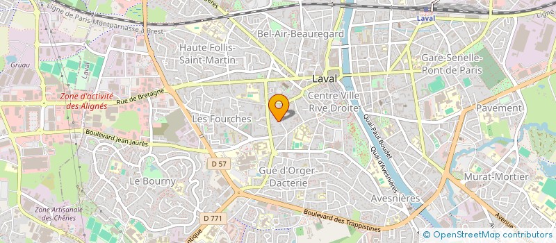 localisation de l'entreprise ARGIL à LAVAL
