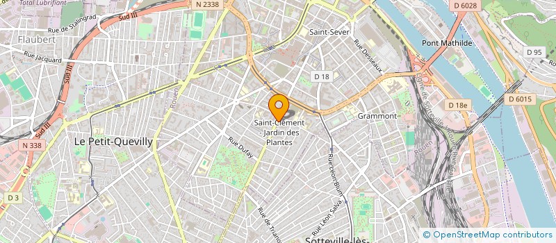 localisation de l'entreprise ARGILE à ROUEN