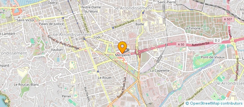 localisation de l'entreprise ARGILE à MARSEILLE