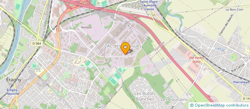 localisation de l'entreprise ARGILE  HERBLAY-SUR-SEINE