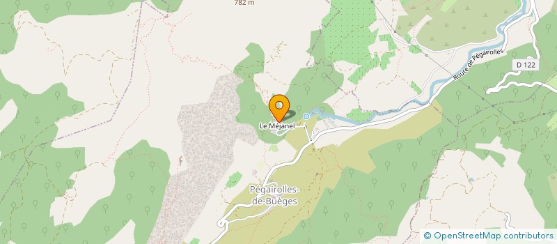 localisation de l'entreprise ARGILE  PEGAIROLLES-DE-BUEGES