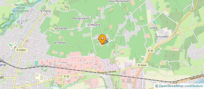 localisation de l'entreprise ARGILE BIEN ETRE  LALINDE