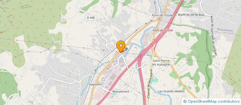 localisation de l'entreprise ARGILE ET COULEURS à AUBAGNE