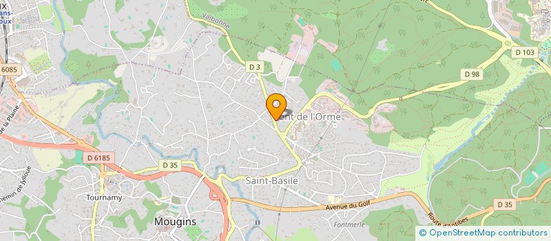 localisation de l'entreprise ARGILE VINGT TROIS à MOUGINS