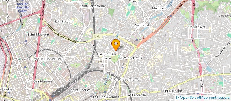 localisation de l'entreprise ARGILIA à MARSEILLE