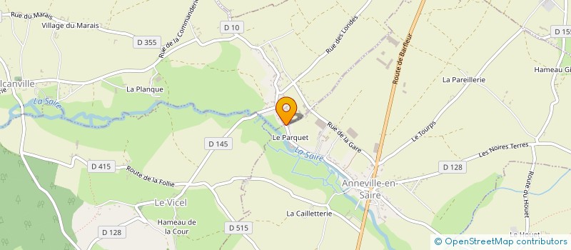 localisation de l'entreprise ARGILIER SERRURERIE METALLERIE  VALCANVILLE