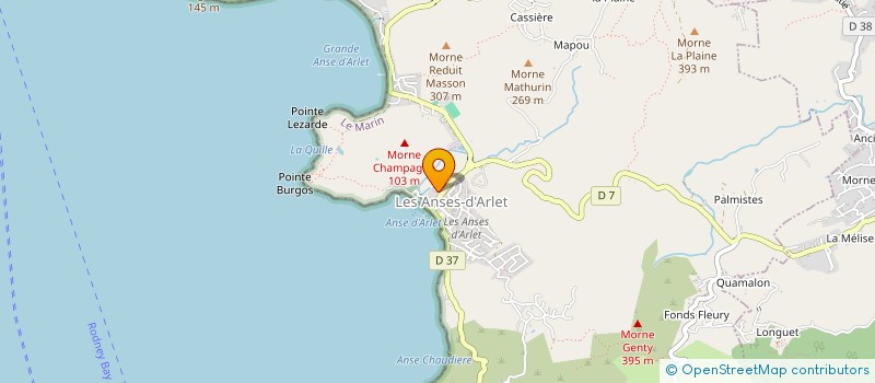 localisation de l'entreprise ARGILL  ANSES D'ARLET