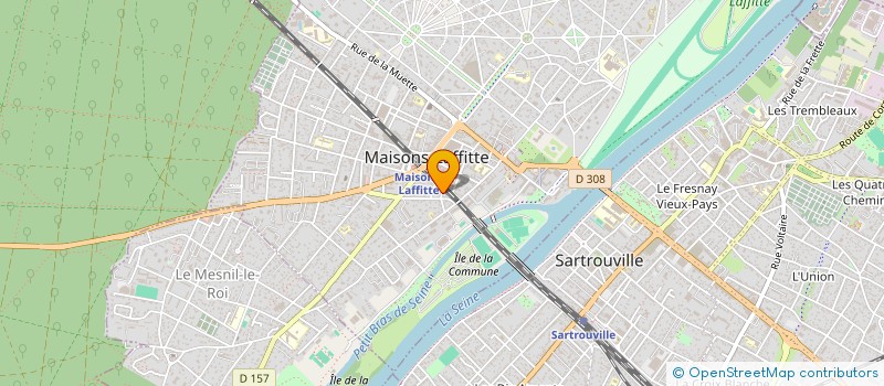 localisation de l'entreprise ARGIMO  MAISONS-LAFFITTE