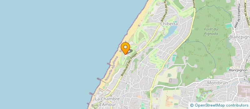 localisation de l'entreprise ARGINDAR à ANGLET