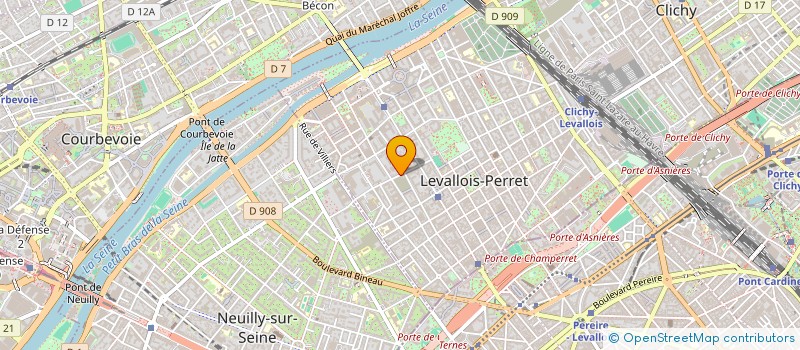 localisation de l'entreprise ARGINE BRIDGE à LEVALLOIS-PERRET