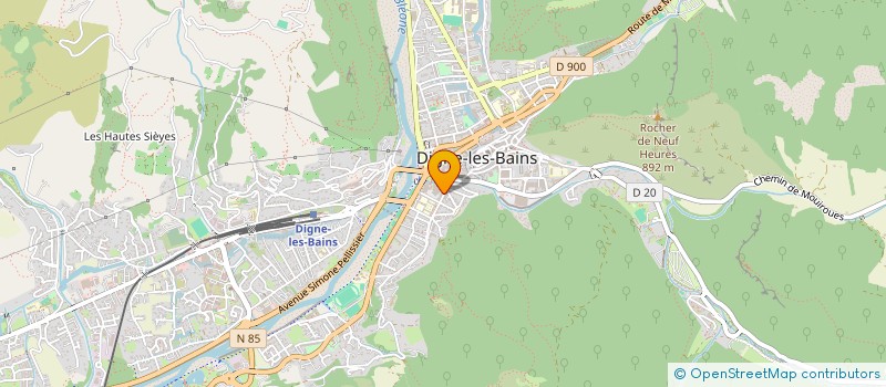 localisation de l'entreprise ARGIPHARM à DIGNE-LES-BAINS