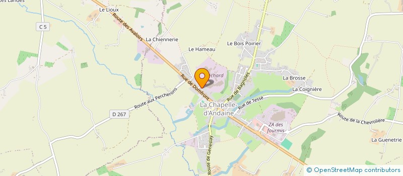 localisation de l'entreprise ARGIPI à RIVES D'ANDAINE