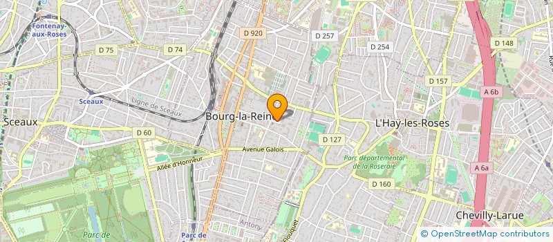 localisation de l'entreprise ARGIR à BOURG-LA-REINE