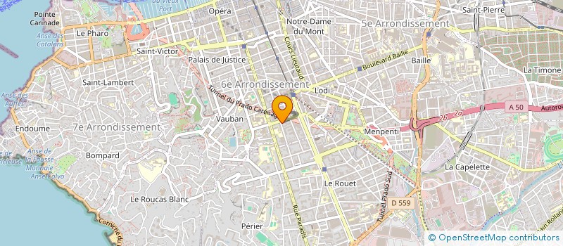 localisation de l'entreprise ARGIRO à MARSEILLE