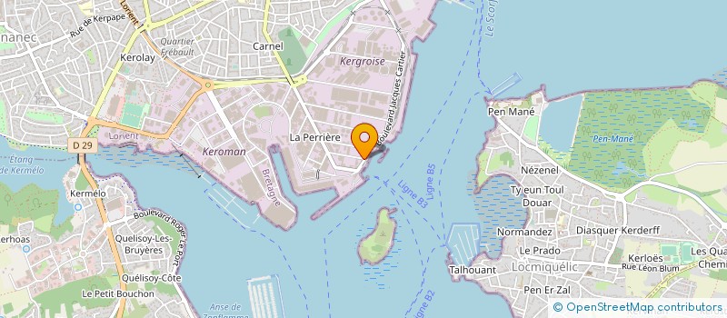 localisation de l'entreprise ARGISFOOD  LORIENT