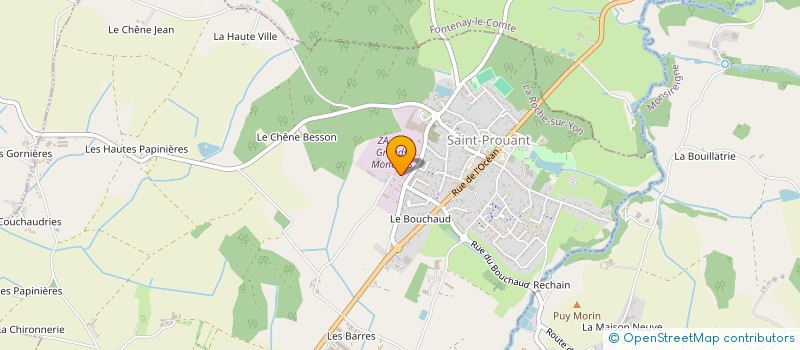 localisation de l'entreprise ARGISTYLE à SAINT-PROUANT