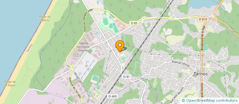 localisation de l'entreprise ARGITECK  TARNOS