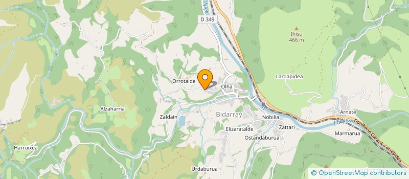 localisation de l'entreprise ARGITIK  BIDARRAY