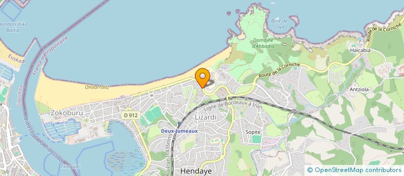 localisation de l'entreprise ARGIZAR  HENDAYE