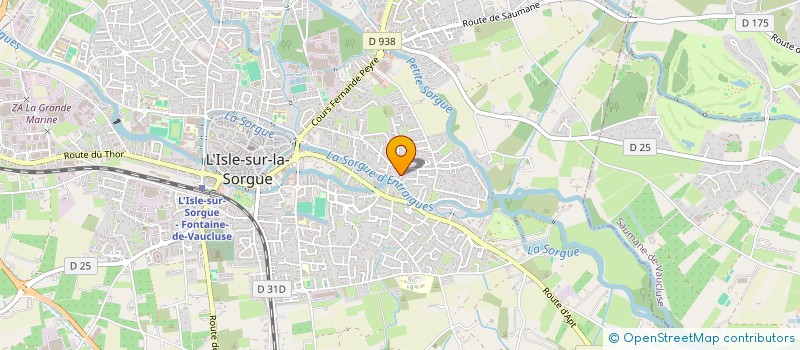 localisation de l'entreprise ARGO à L'ISLE-SUR-LA-SORGUE