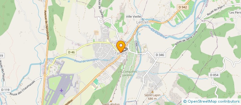 localisation de l'entreprise ARGO  TALLARD